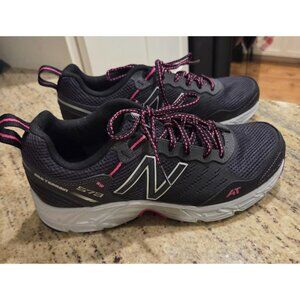 New Balance 573 All Terrain Athletic Shoes Women Black Pink Size 10.5 B W7T573E3